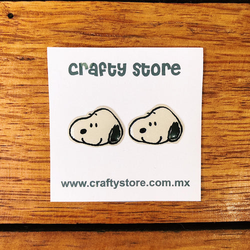 Aretes Snoopy
