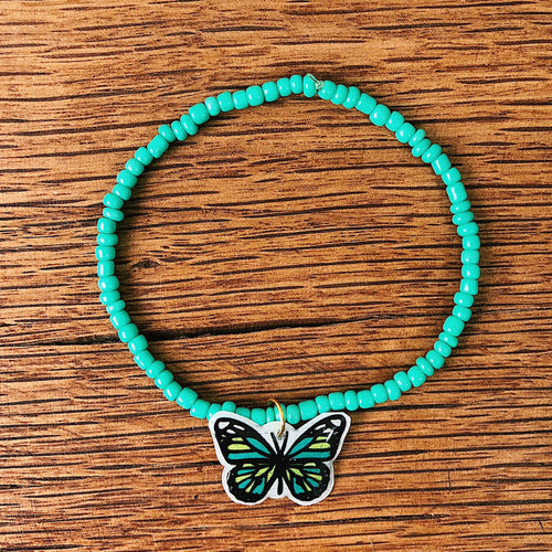 Pulsera Mariposa Verde