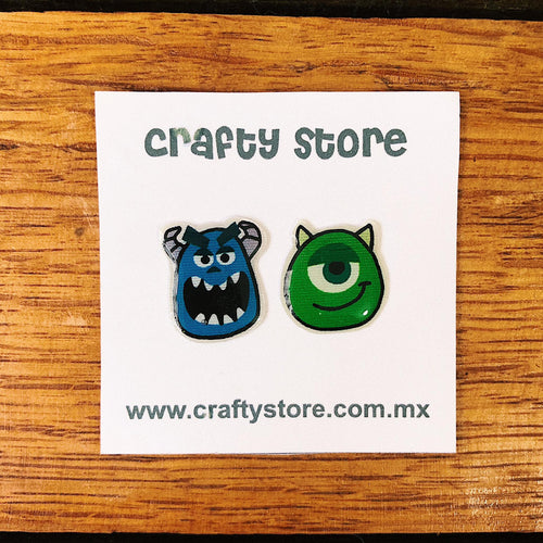 Aretes Mike y Sulli