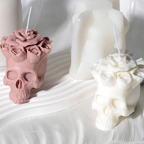 Vela Calavera Flor