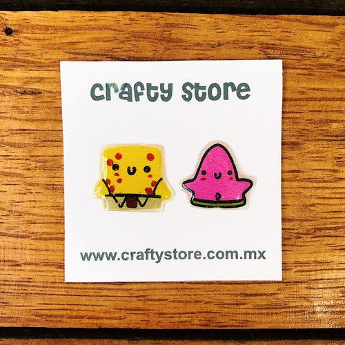 Aretes Bob y Patricio