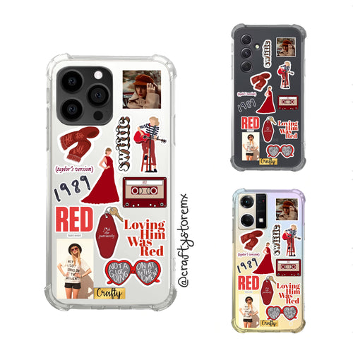 Funda Stickers Taylor Red