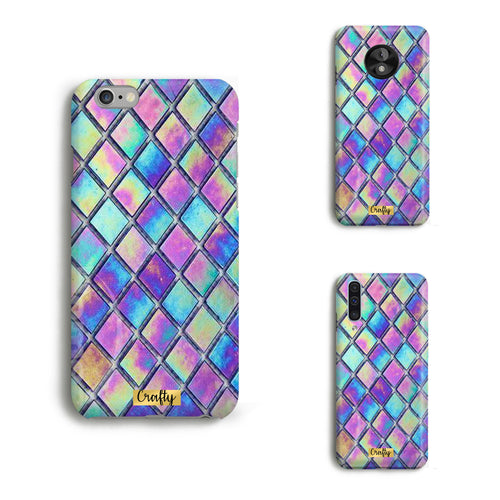 Funda Slim Mate Rombos Holográficos