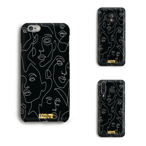 Funda Slim Mate Rostro Negro
