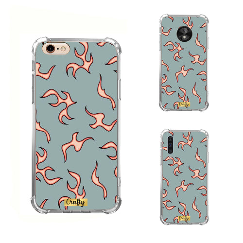 Funda Glossy Reforzada Flamas