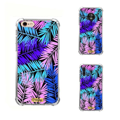 Funda Glossy Reforzada Palmeras Colores
