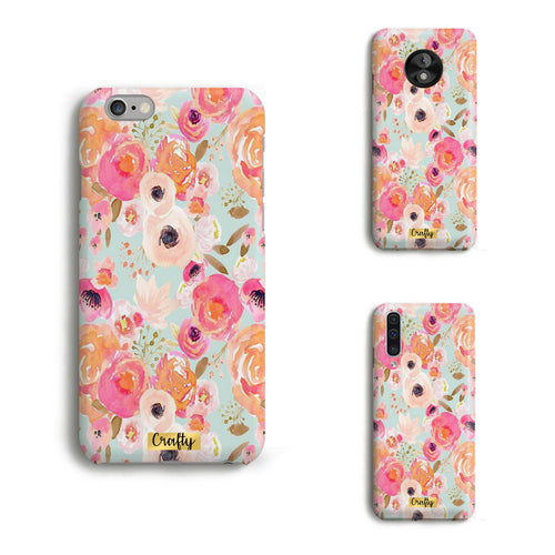 Funda Slim Mate Flores Colores