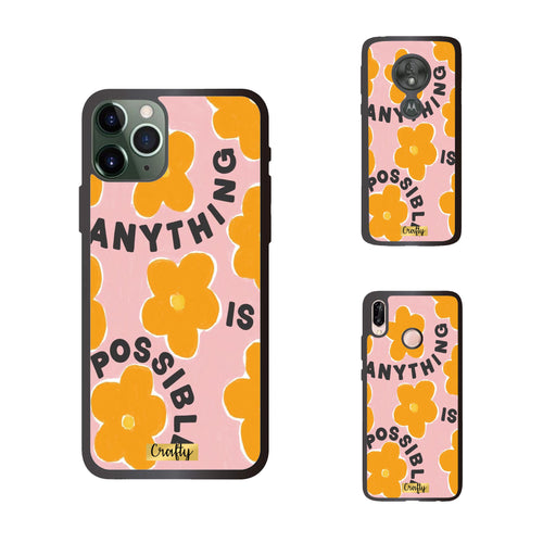Funda Rubber Case TPU Anything is possible