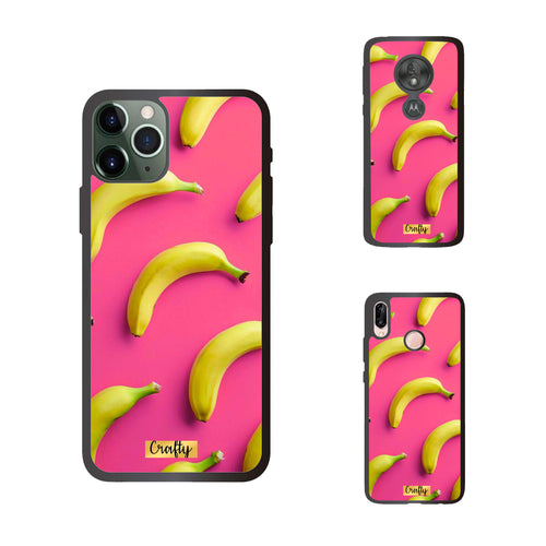 Funda Rubber Case TPU Bananas
