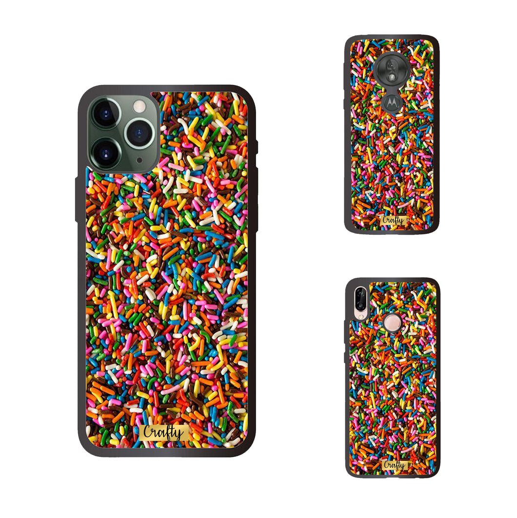 Funda Rubber Case TPU Chispitas Dulces