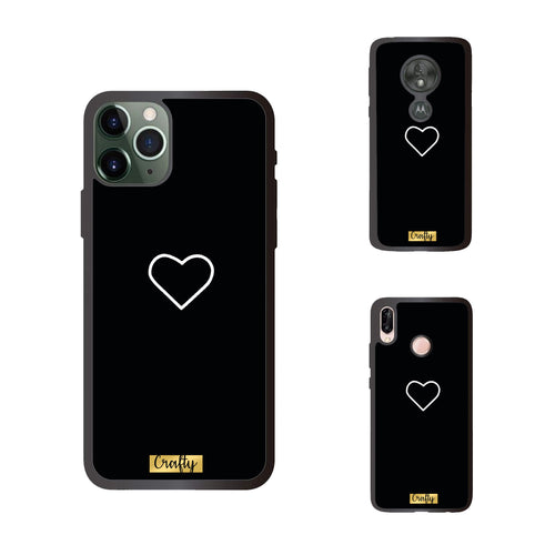 Funda Rubber Case TPU Heart #1