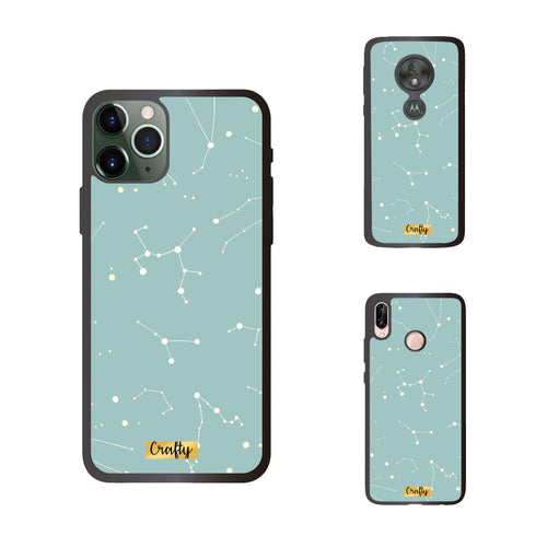 Funda Rubber Case TPU Estrellas Celestes
