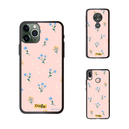 Funda Rubber Case TPU Florecitas #2