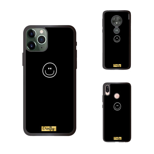 Funda Rubber Case TPU Happy Face #1
