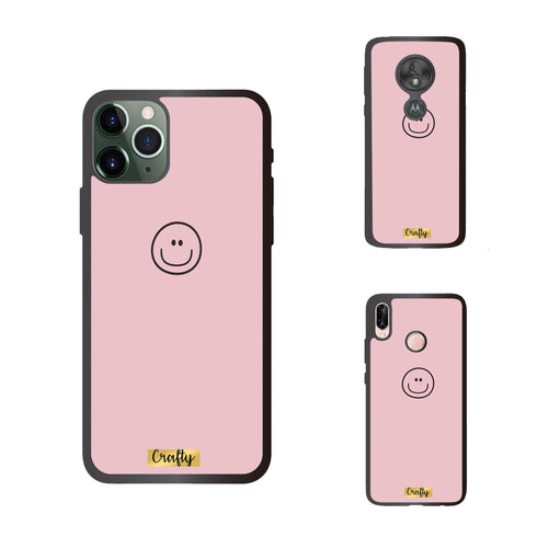 Funda Rubber Case TPU Happy Face #2