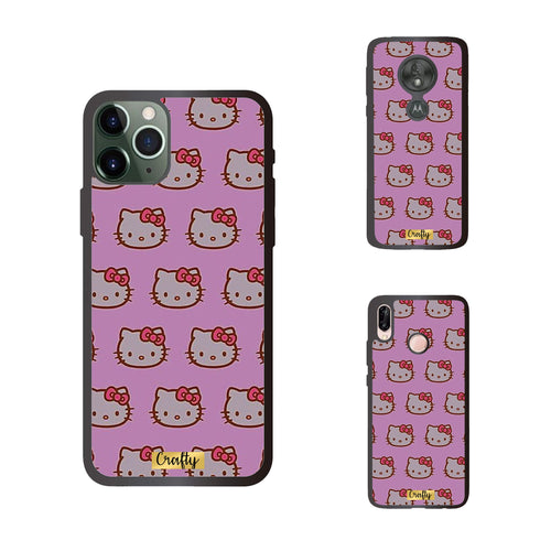 Funda Rubber Case TPU Hello Kitty