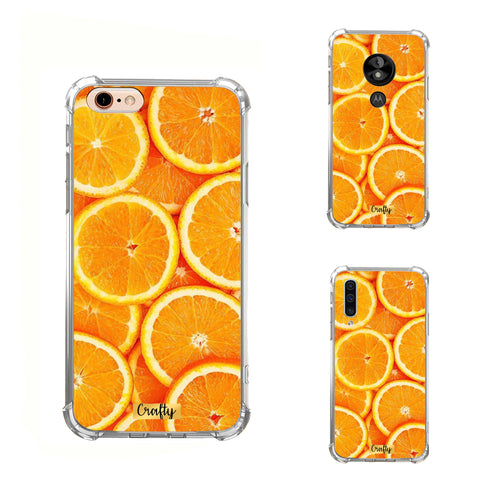 Funda Glossy Reforzada Naranja