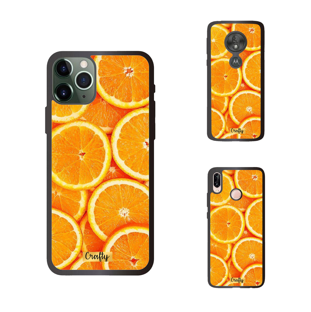 Funda Rubber Case TPU Naranja