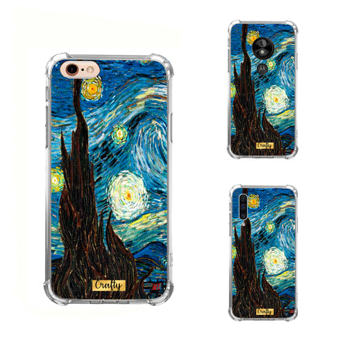 Funda Glossy Reforzada Noche Estrellada