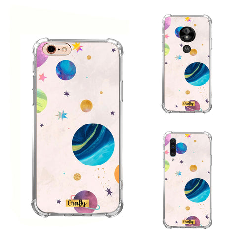 Funda Glossy Reforzada Planetas Galácticos