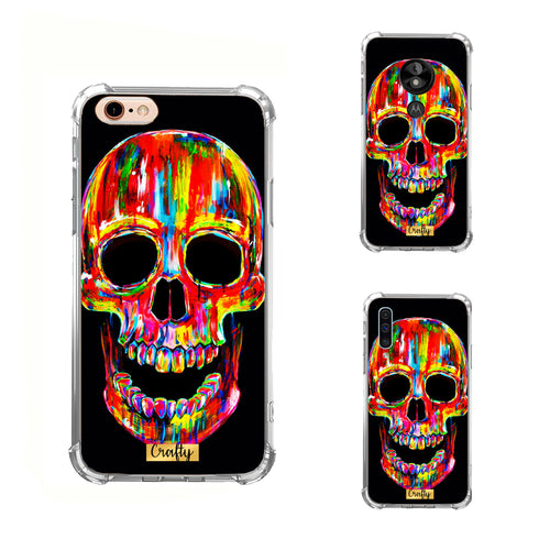 Funda Glossy Reforzada  Calavera