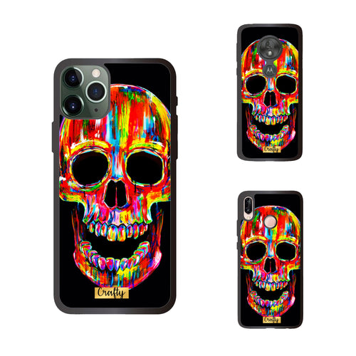 Funda Rubber Case TPU Calavera