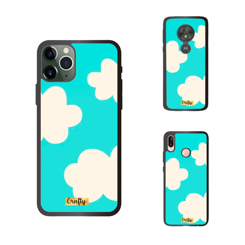 Funda Rubber Case TPU Clouds