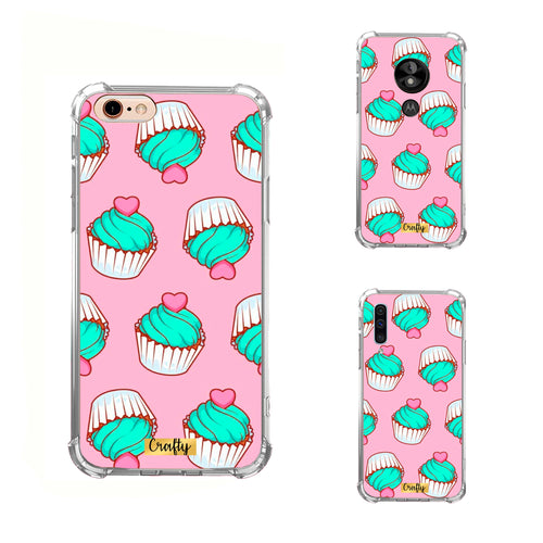 Funda Glossy Reforzada  Cupcakes #2