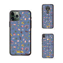Funda Rubber Case TPU Florecitas