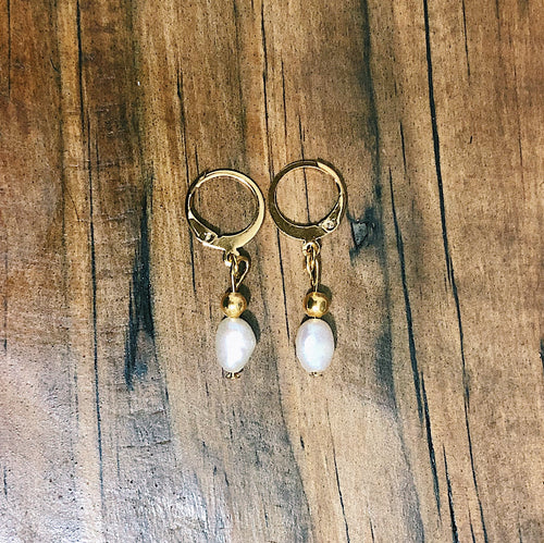 Aretes Perlas