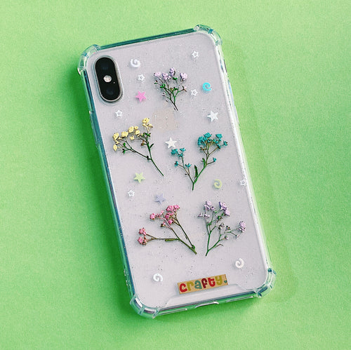 Funda Flores Colores y Brillo