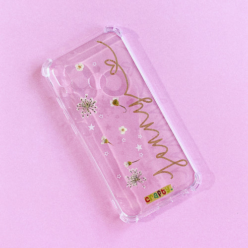 Funda Mini Flores Neutro