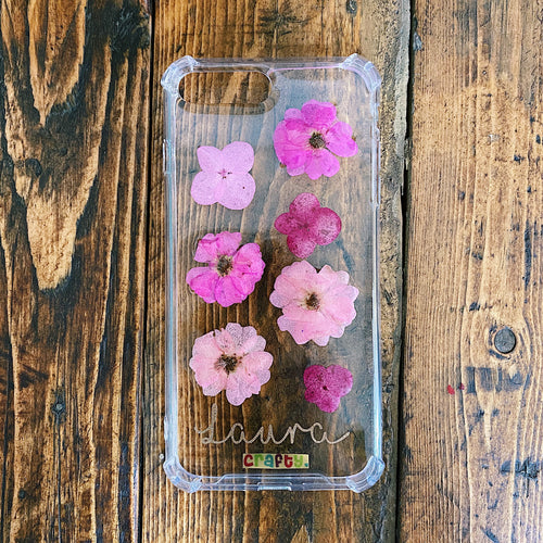 Funda Flores con Nombre #41