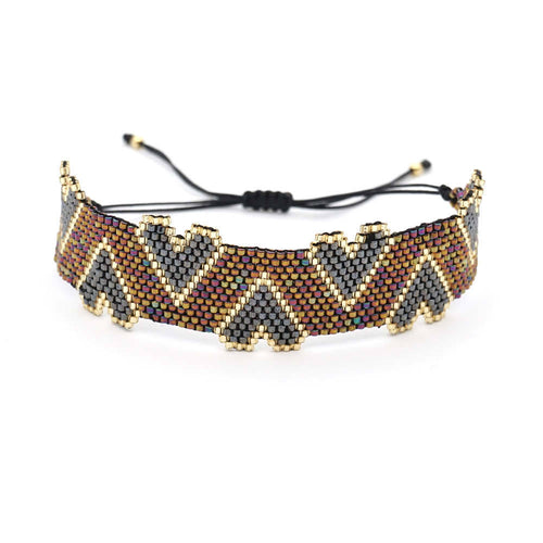 Pulsera Corazón Bronce