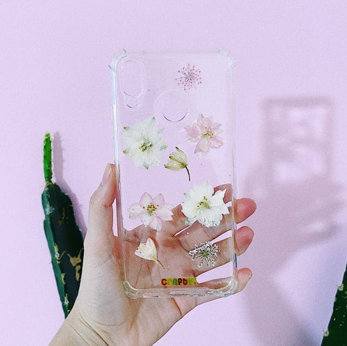 Funda Flor Rosa Pastel