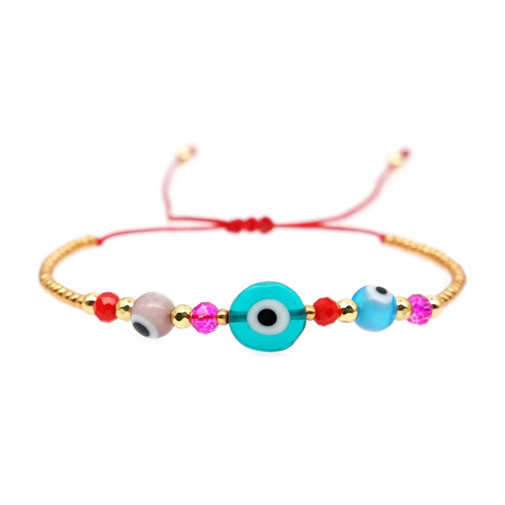 Pulsera Ojo Turco Aqua