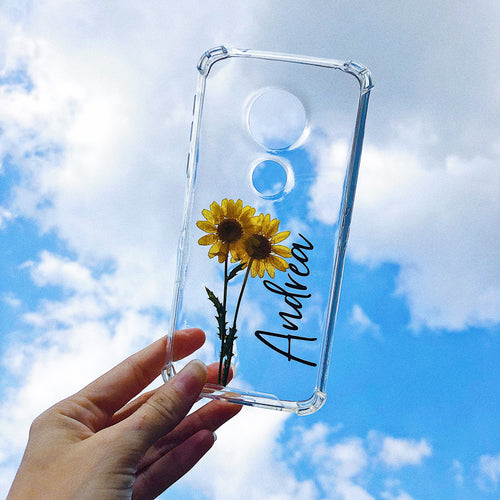 Funda Flores con Nombre #3