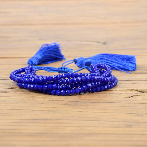 Pulsera Cristal Azul