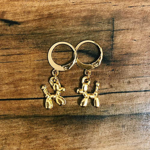 Aretes Perrito Globo