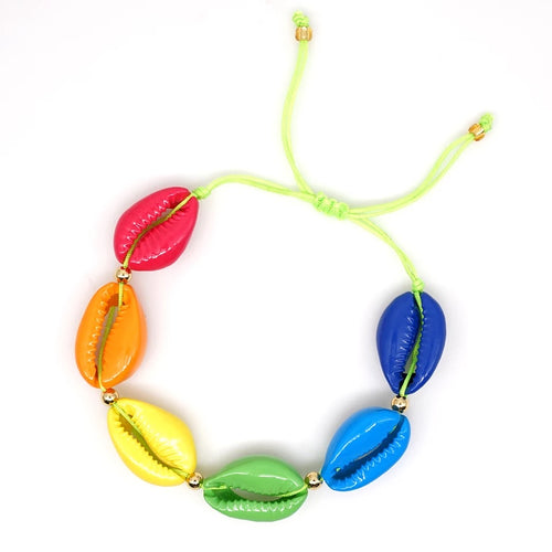 Pulsera Conchas Colores