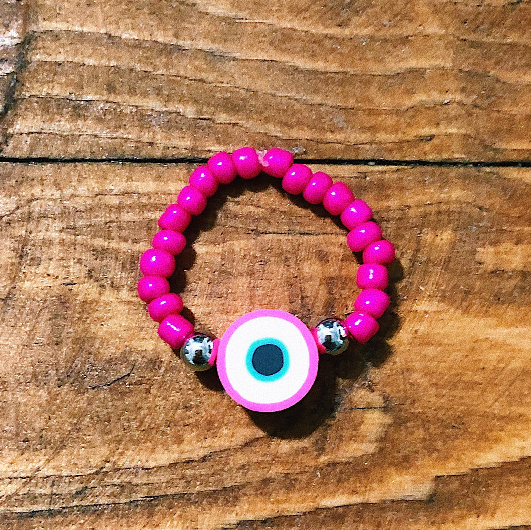 Anillo ojo rosa