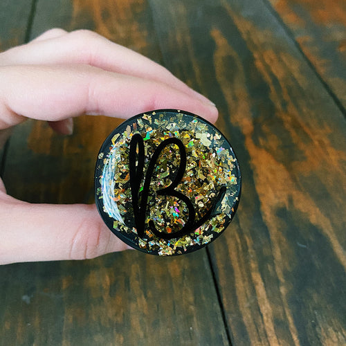 Sujetador Glitter Dorado