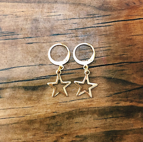 Aretes Estrellas Dorado