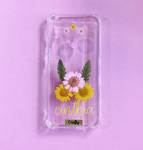 Funda Margaritas y Flores Pequeñas con Nombre