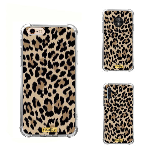 Funda Glossy Reforzada Leopardo