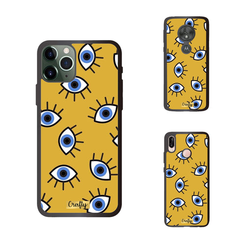 Funda Rubber Case TPU Ojitos