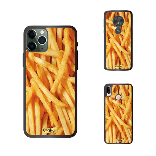 Funda Rubber Case TPU Papas fritas