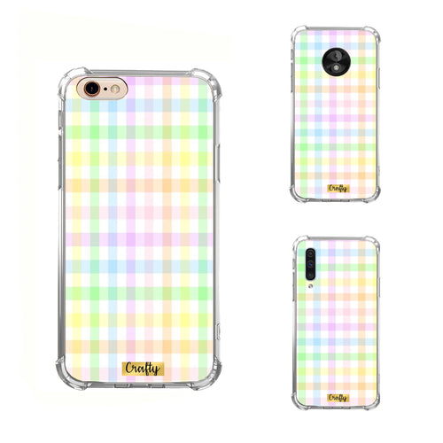 Funda Glossy Reforzada Cuadritos De Colores