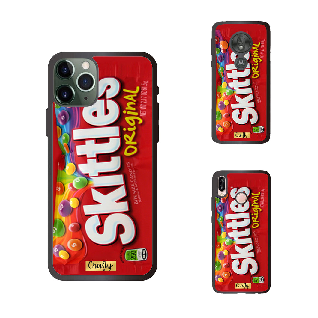 Funda Rubber Case TPU Skittles