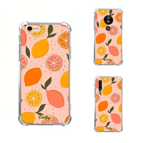 Funda Glossy Reforzada Toronja y Limón